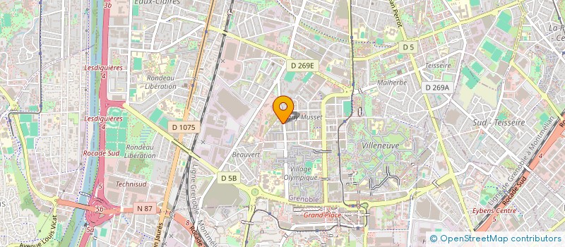 localisation de l'entreprise 7SYSTEMS à GRENOBLE