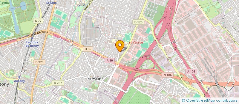 localisation de l'entreprise 7TH LAB  FRESNES