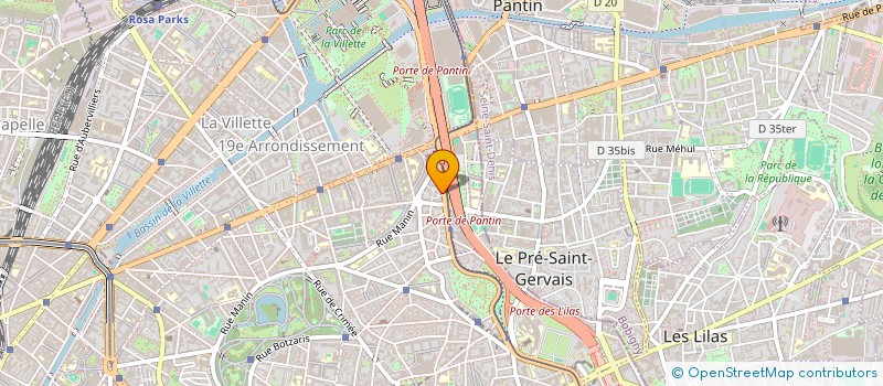 localisation de l'entreprise 7VISION ENTERTAINMENT  PARIS