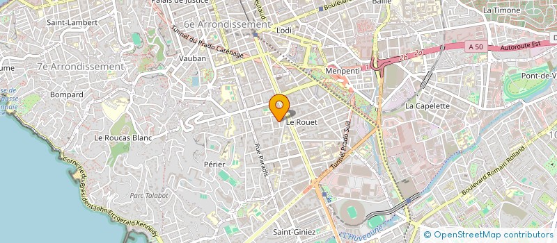 localisation de l'entreprise 8 10 RUE FLORAC à MARSEILLE