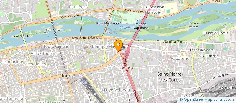 localisation de l'entreprise 8 & 5 à TOURS