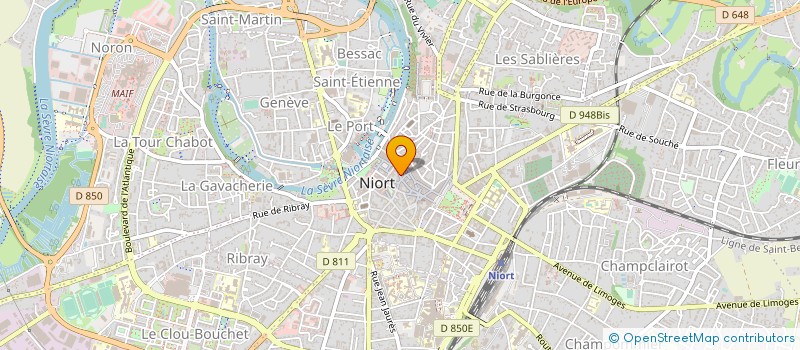 localisation de l'entreprise 8-9 AURA  NIORT
