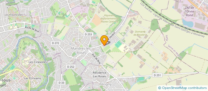 localisation de l'entreprise 8 A LA MAISON  MANDRES-LES-ROSES