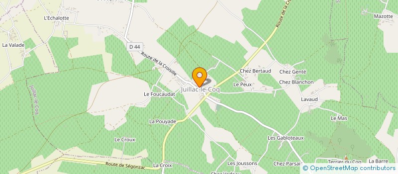 localisation de l'entreprise 8 AVRIL à JUILLAC-LE-COQ