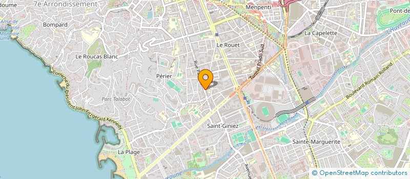 localisation de l'entreprise 8 BD RIVET à MARSEILLE