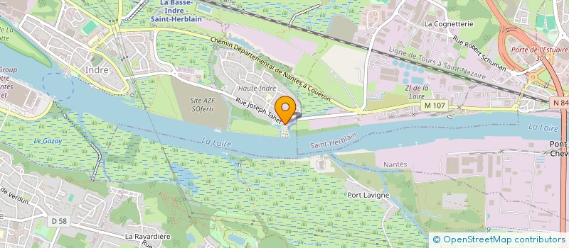 localisation de l'entreprise 8 BELLE RIVE  INDRE
