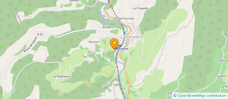 localisation de l'entreprise 8 BIS COMMUNICATION  CHAMELET