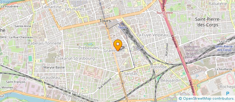 localisation de l'entreprise 8 BRINS  TOURS