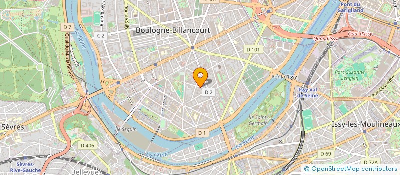 localisation de l'entreprise 8-CELL  BOULOGNE-BILLANCOURT