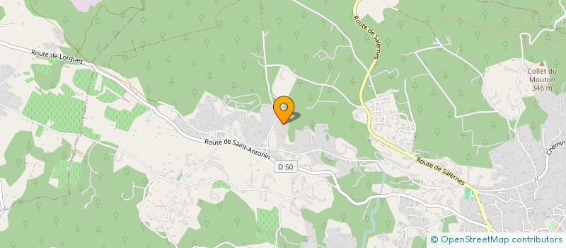 localisation de l'entreprise 8 CENTS ROCHES SCI  LORGUES