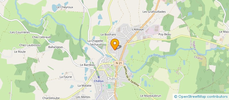 localisation de l'entreprise 8'EME CENTENAIRE MORT RICHARD COEUR LION à CHALUS