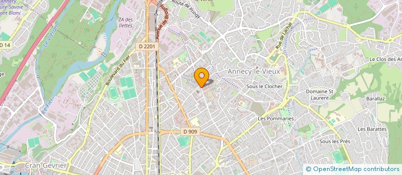 localisation de l'entreprise 8 ET 5 ETAPES à ANNECY