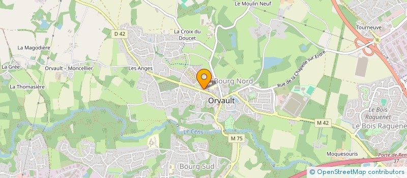localisation de l'entreprise 8 JUIN à ORVAULT
