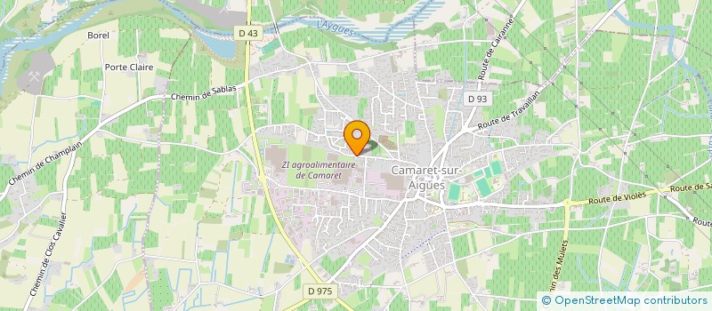 localisation de l'entreprise 8 POOL BILLARD CLUB  CAMARET-SUR-AIGUES