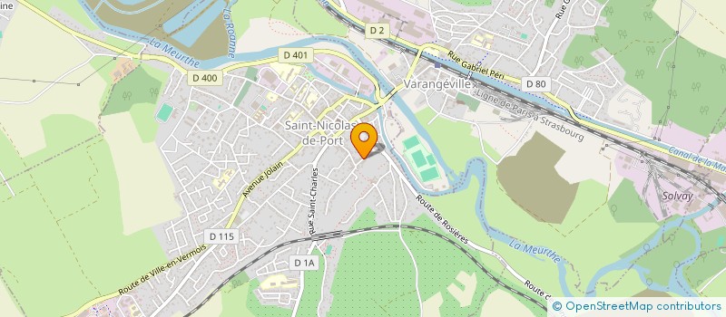 localisation de l'entreprise 8 POOL PORTOIS  SAINT-NICOLAS-DE-PORT