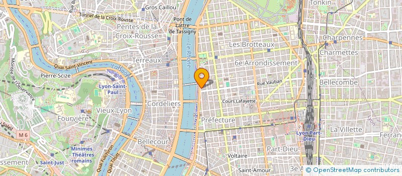 localisation de l'entreprise 8 QUAI SARRAIL  LYON