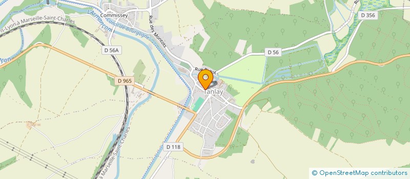 localisation de l'entreprise 8 RUBAFO T  TANLAY