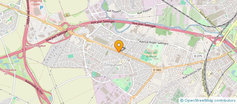 localisation de l'entreprise 8 RUE DU MIMBEAU  TINQUEUX