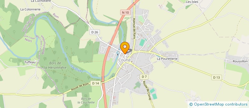 localisation de l'entreprise 8 RUE DU PAVIS à VALENCE-EN-POITOU