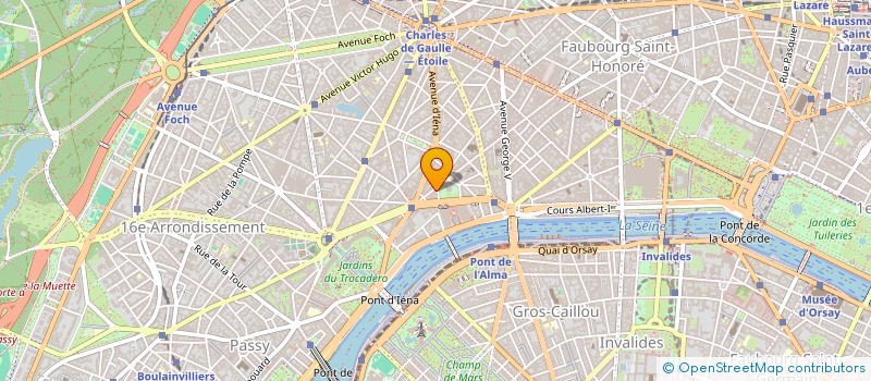 localisation de l'entreprise 8 RUE DUFRENOY  PARIS