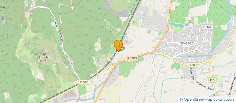 localisation de l'entreprise 80 DEGRES SUD  GRAVESON