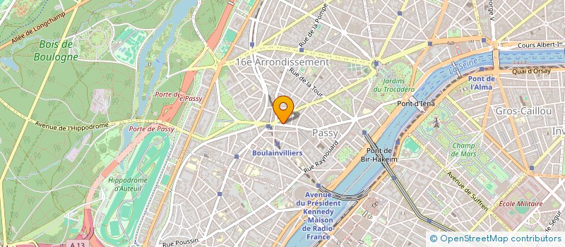 localisation de l'entreprise 80 RUE DE PASSY  PARIS