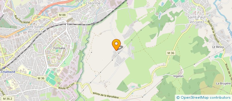 localisation de l'entreprise 800 000 812 à SAINT-PAUL-EN-JAREZ