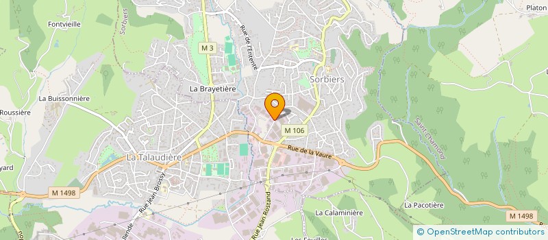 localisation de l'entreprise 800 070 153   SORBIERS