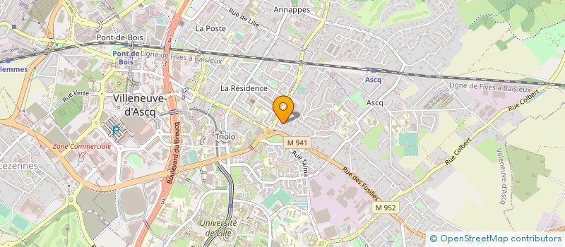 localisation de l'entreprise 800 070 443  à VILLENEUVE-D'ASCQ