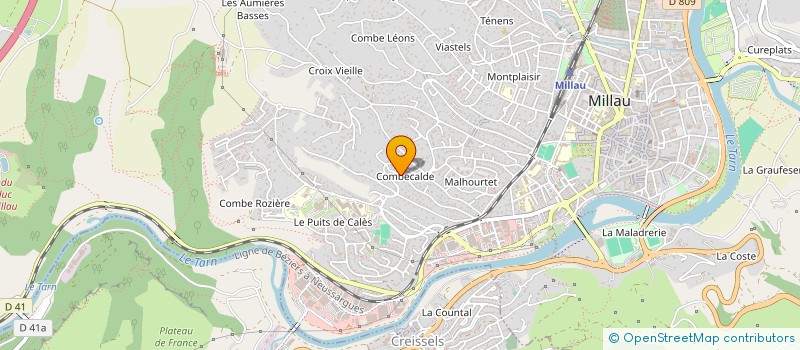 localisation de l'entreprise 800 077 208 à MILLAU