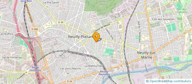 localisation de l'entreprise 800 088 569   NEUILLY-PLAISANCE