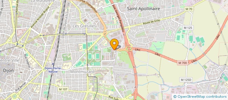 localisation de l'entreprise 800 154 684 à DIJON