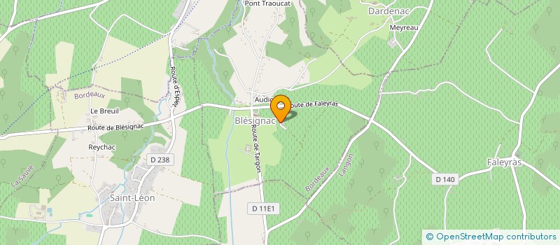 localisation de l'entreprise 800 177 966   BLESIGNAC