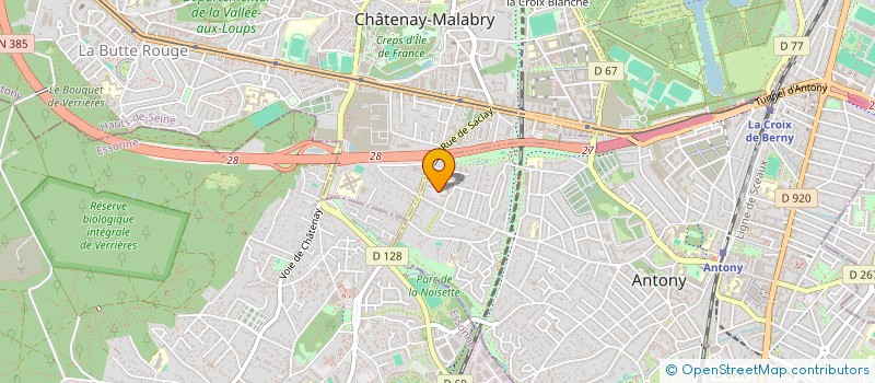 localisation de l'entreprise 800 185 993  à ANTONY