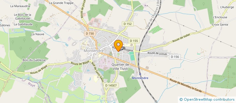 localisation de l'entreprise 800 240 905   MONTENDRE