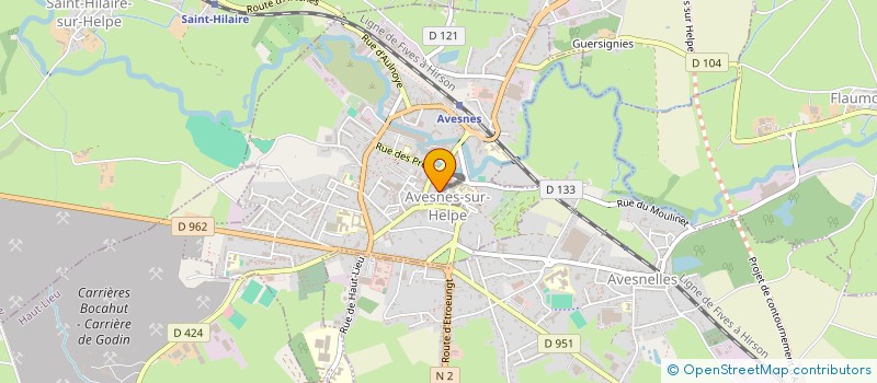 localisation de l'entreprise 800 304 206   AVESNES-SUR-HELPE