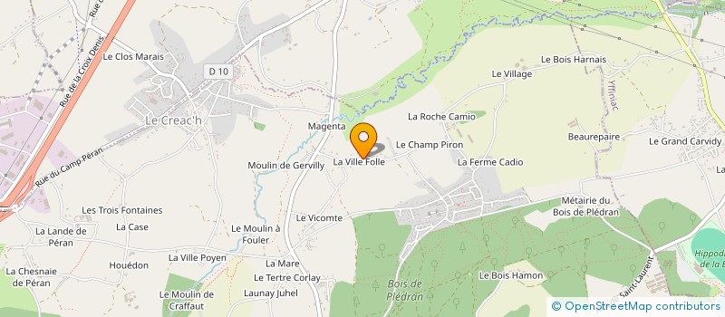 localisation de l'entreprise 800 313 066   PLEDRAN