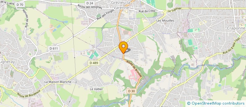 localisation de l'entreprise 800 313 678   GREZIEU-LA-VARENNE