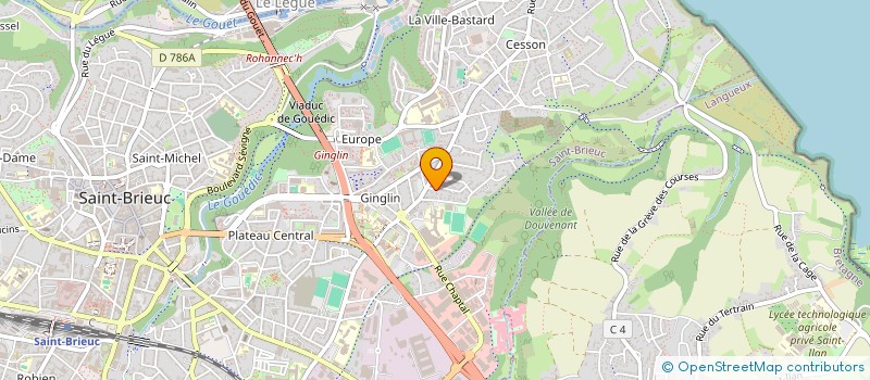 localisation de l'entreprise 800 340 234  à SAINT-BRIEUC