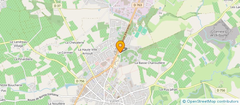 localisation de l'entreprise 800 348 138 à VALLET