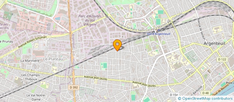 localisation de l'entreprise 800 365 900   ARGENTEUIL