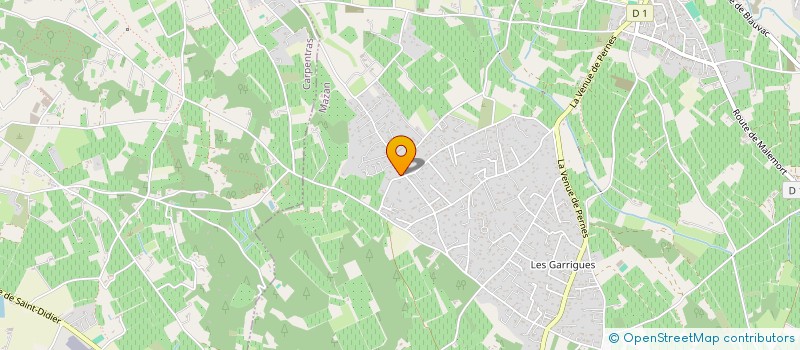 localisation de l'entreprise 800 374 043   MAZAN