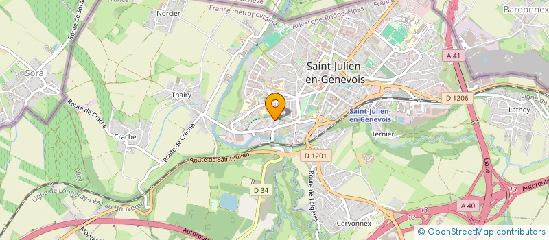 localisation de l'entreprise 800 375 149  à ANNECY