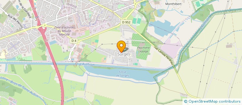 localisation de l'entreprise 800 381 329   LOIRE-AUTHION