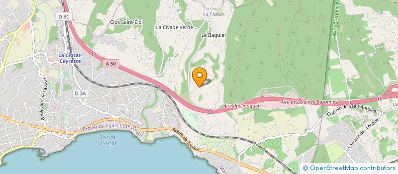 localisation de l'entreprise 800 382 525   LA CIOTAT