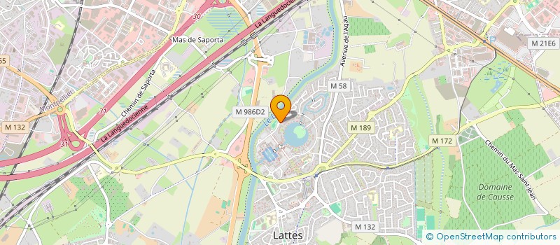 localisation de l'entreprise 800 400 707  à LATTES