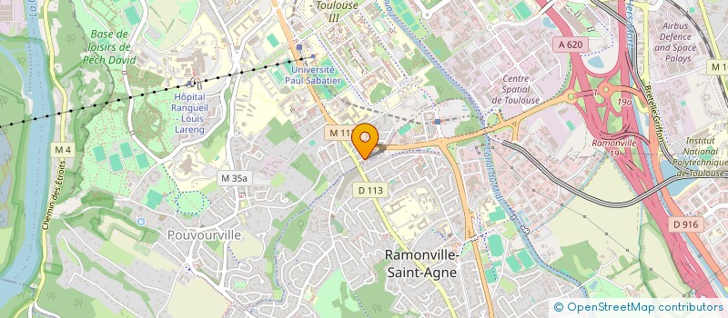 localisation de l'entreprise 800 406 548 à RAMONVILLE-SAINT-AGNE