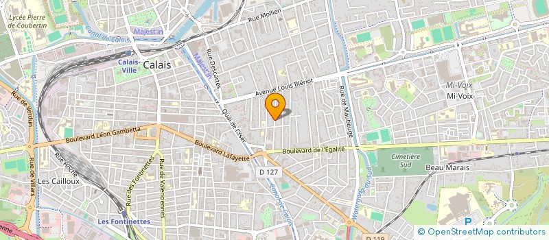 localisation de l'entreprise 800 449 860   CALAIS