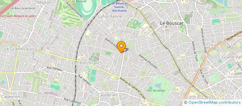 localisation de l'entreprise 800 463 739   BORDEAUX