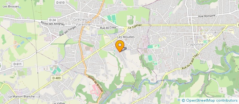 localisation de l'entreprise 800 495 178   GREZIEU-LA-VARENNE